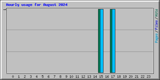 Hourly usage for August 2024