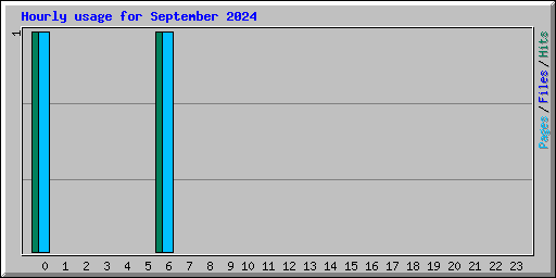 Hourly usage for September 2024